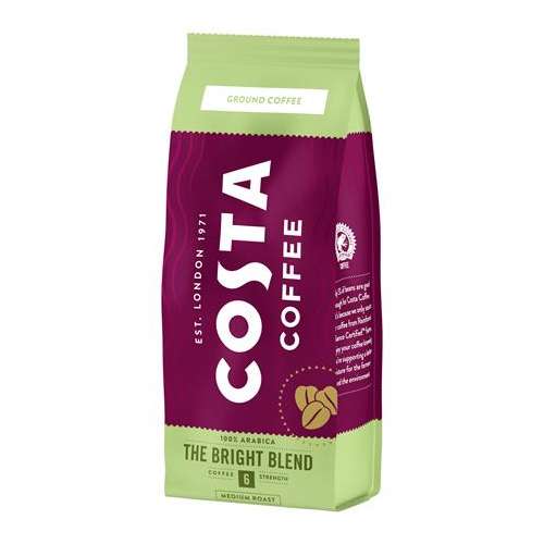 Costa "The Bright Blend" mittlere Röstung gemahlener Kaffee 200g 31594687
