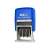 COLOP mini-dater S120 self-inking date stamp, blue