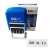 COLOP mini-dater S120 self-inking date stamp, blue, with box