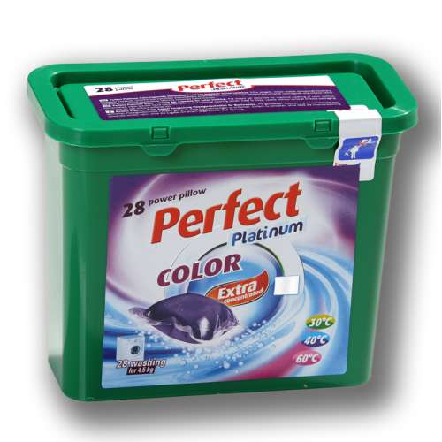 Detergent capsule pentru rufe colorate Perfect Platinum Color 28buc 31594724