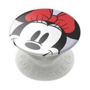 PopSockets 2 Peekaboo Minnie suport telefon, cu Minnie Mouse cu o fundă roșie, fundal alb - Popsockets