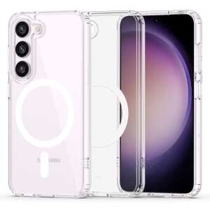 Husa transparentă Tech-Protect Flexair Hybrid MagSafe pentru Samsung Galaxy S23, cu inel magnetic integrat pentru accesorii MagSafe - Tech-Protect Huse telefon