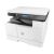 HP LaserJet M438n Multifunktions-Laserdrucker, schräge Ansicht