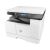 HP LaserJet M438n Multifunktions-Laserdrucker, schräge Ansicht