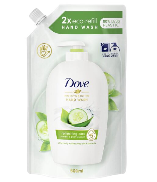 E-shop Náplň do tekutého mydla Dove Refreshing 500 ml