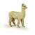 Papo Alpaca figurine, white alpaca toy, realistic animal figure