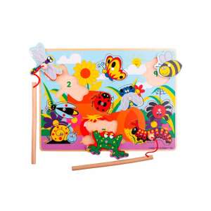 Fa Mágneses Rovarfogó Játék - Számolás és Finommotorika fejlesztés