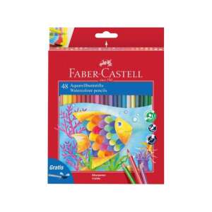 Set de creioane acuarelabile Faber-Castell 48 bucăți cu pensulă - Faber-Castell Creioane colorate