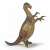 Papo Therizinosaurus dinosaur figure, side view, grey-brown, detailed, realistic, collectible