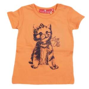 Knot So Bad Lányka Póló - Cicás Minta - Barack Sárga 32559034 - Knot So Bad