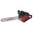 Scheppach CSP 53-45 gasoline chainsaw, 53 cm3, red and black