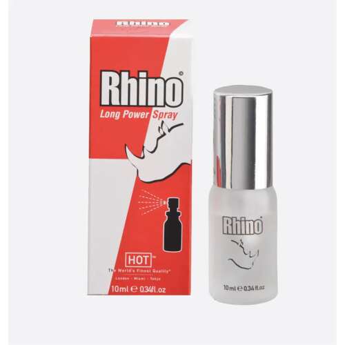 Rhino Long Power Spray, 10ml, késleltető spray férfiaknak, korai magömlés, hosszabb tartósság, szexuális fokozás - Hot