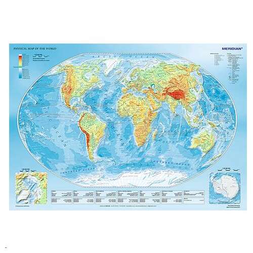 Trefl A Föld fizikai térképe 1000 db-os Puzzle (10463T)