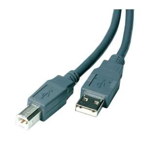Vivanco USB 2.0 Kábel csatlakozó A-B PS B/CK15/18 1,8m #szürke 31597031 