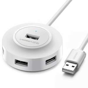 UGREEN CR106 USB 2.0 хъб с 4 порта, бял, 1 метър кабел - Ugreen USB хъб