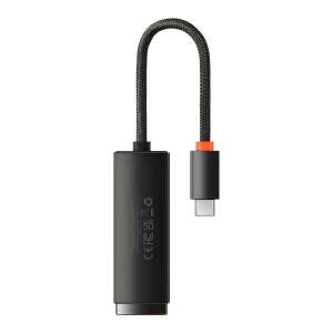 Adapter sieciowy Baseus Lite Series USB-C - RJ45, czarny - Karta sieciowa