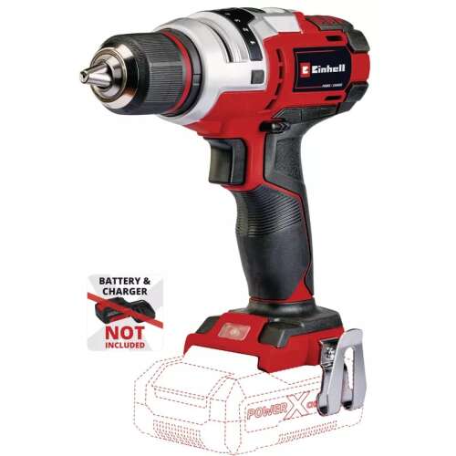 Einhell TE-CD 18 Li E - Solo акумулаторна бормашина-винтоверт, червено-черна, без батерия и зарядно устройство