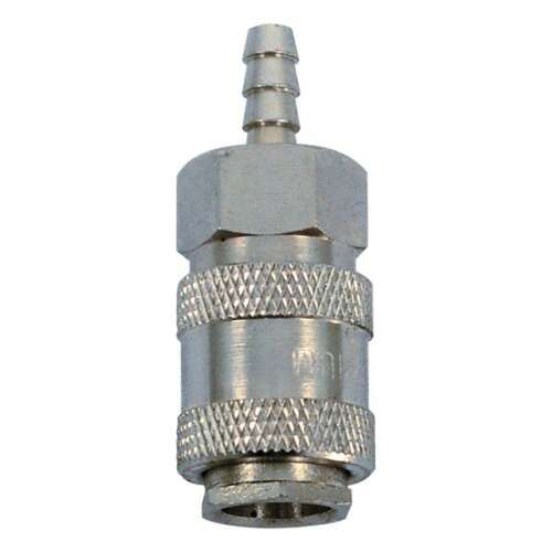 EXTOL PREMIUM 1/4 инча 6 мм бърз съединител от никелиран месинг с опашка за маркуч