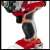 Close-up of ergonomic grip on Einhell TE-CI 18/1 Li-Solo impact driver