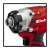 Close-up of Einhell TE-CI 18/1 Li-Solo impact driver head