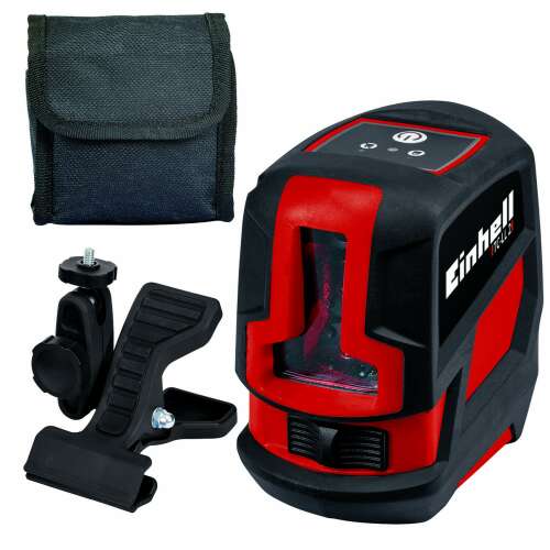 Einhell TC-LL 2 Cross Line Laser Level with carrying case and clamp