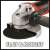Einhell TC-AG 115/750 angle grinder, close-up of flat and robust gear unit