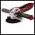 Einhell TC-AG 115/750 angle grinder, red and silver, with black disc