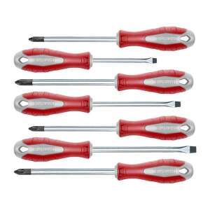 Fortum 7 darabos csavarhúzó készlet lapos és Phillips fejű csavarhúzókkal - Fortum