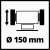 Einhell TC-BG 150 dual grinding machine, 150mm grinding discs