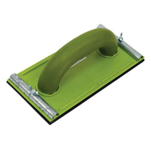 Grüner N2 Handschleifer mit Kunststoffkörper und Griff