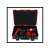 Кутия за инструменти Einhell E-Case S-F, червена, черна, отворена, с инструменти