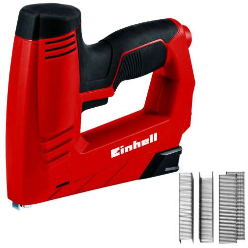 Einhell TC-EN 20 E elektrischer Tacker, rot, mit Klammern
