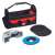 Einhell TC-AG 125/850 Kit with Tool Bag, Cutting and Grinding Discs