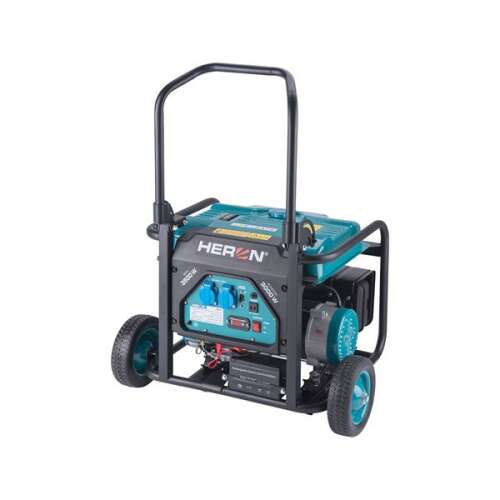 HERON benzinmotoros áramfejlesztő, 1 fázisú, max. teljesítmény 3 kVA, elektromos indítás 59519151