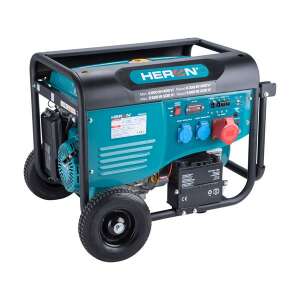 HERON benzinmotoros áramfejlesztő, max 6000 VA, háromfázisú, önindítós 59519152 - Heron