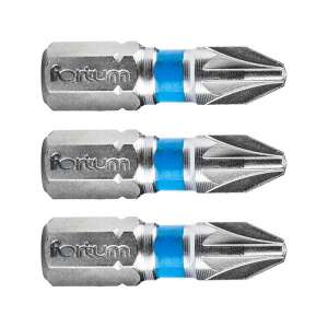 FORTUM behajtóhegy PZ, 3 db, S2 acél; PZ 3×25mm, bliszteren 59519761 - Fortum