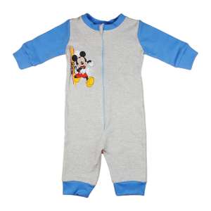 Disney overálos Pizsama - Mickey #kék-szürke - 116-os méret 31597624 Gyerek pizsamák, hálóingek - Cipzáros