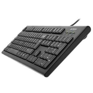 Angled View of A4Tech KR-85 Black Keyboard - A4Tech Keyboard