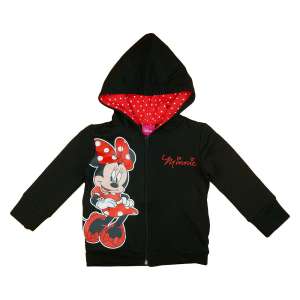 Disney kapucnis Kardigán - Minnie #fekete-piros - 80-as méret 31597684 Gyerek pulóver, kardigán