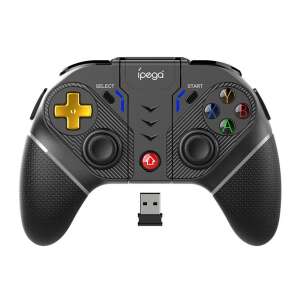 iPega Gold Warrior PG-9218 wireless gamepad, black, front view - Controller