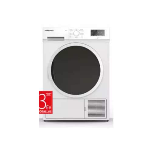 Uscător de rufe cu pompă de căldură Navon TD 8, alb, 8 kg, clasa energetică A++