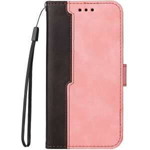 Samsung Galaxy A03 SM-A035F, Oldalra nyíló tok, stand, kártyatartóval, kézpánttal, Wooze Colour Wallet, rózsaszín 90618998