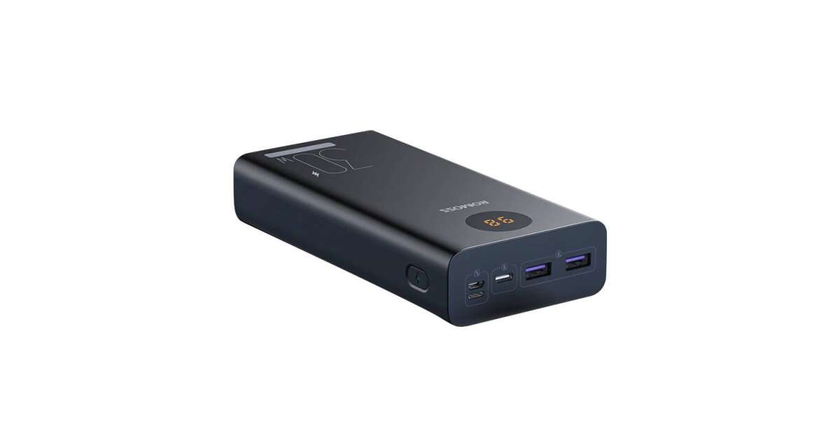Romoss PEA30 Powerbank,30000mAh (fekete) | Pepita.hu