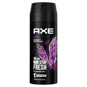 Axe Excite Dezodorant w Sprayu do Ciała, 150 ml, Orzeźwiający Kokos i Czarny Pieprz, 48 Godzin Nieprzerwanej Świeżości - Dezodor