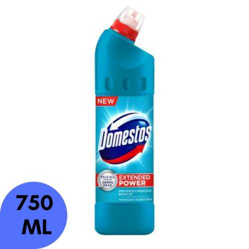 Domestos Extended Power Дезинфектант за почистване, 750ml, Atlantic Fresh