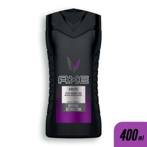 Axe Excite Body Wash, Crisp Coconut and Black Pepper Scent, 400ml, Intense Attraction - Axe