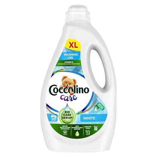 Detergent Gel Coccolino Care White 60 de spalari 2.4L