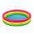 Intex rainbow inflatable three-ring children's pool, side view