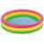 Intex rainbow inflatable three-ring children's pool, side view