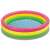 Intex rainbow inflatable three-ring children's pool, top view